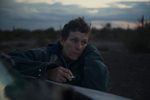 Frances McDormand for Nomadland : Human species is evolving, and movement is part of it