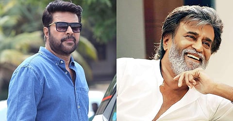Mammootty congratulates Rajinikanth for the Dadasaheb Phalke award