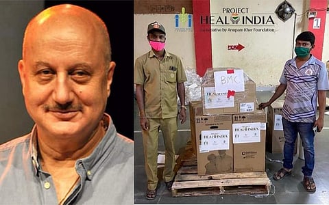 Anupam Kher’s Project Heal India donates 5 oxygen concentrators to BMC