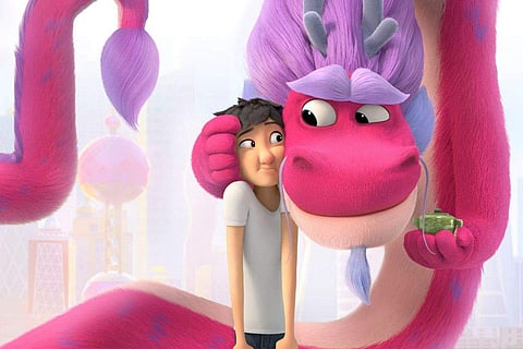 Wish Dragon Movie Review: A funny animated film despite the mediocre aspects