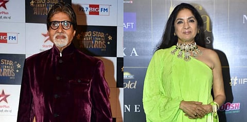 Amitabh Bachchan, Neena Gupta resume shooting for Goodbye