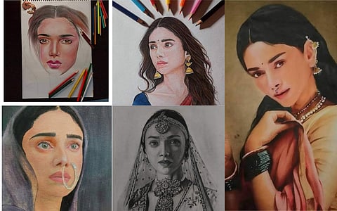Aditi Rao Hydari pens a note for her #FanArtFriday series