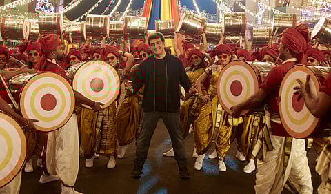 Ajith in a still from Valimai