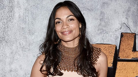 Rosario Dawson on board the Haunted Mansion Reboot
