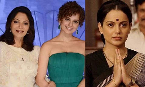 Simi Garewal and Kangana Ranaut