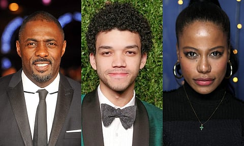 Idris Elba, Justice Smith, and Taylour Paige