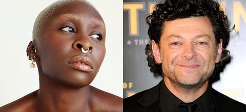 Cynthia Erivo and Andy Serkis