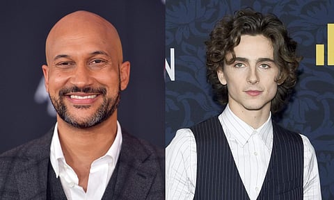 Keegan-Michael Key and Timothee Chalamet