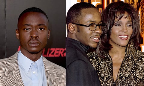 (L: Ashton Sanders; R: Bobby Brown and Whitney Houston)