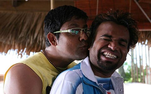 Sampath and Premgi in Goa