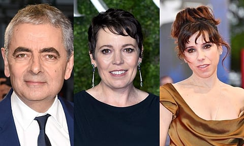 Rowan Atkinson, Olivia Colman, and Sali Hawkins