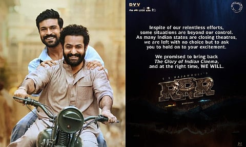 SS Rajamouli's RRR release postponed indefinitely in wake of Omicron COVID-19 pandemic
