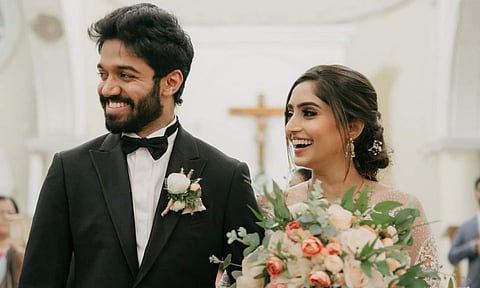 A still of Reba Monica John and her husband Joemon Joseph
