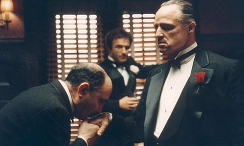 A still from The Godfather