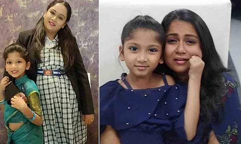 Samanvi and her mother Amrutha Naidu