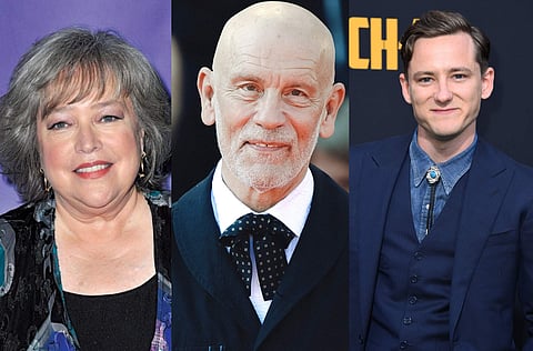 Kathy Bates, John Malkovich, and Lewis Pullman