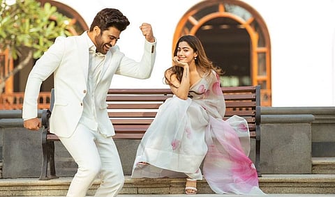 A promo still of Aadavaallu Meeku Johaarlu