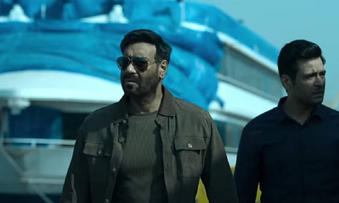 A shot from Rudra trailer