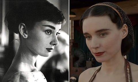 Audrey Hepburn and Rooney Mara