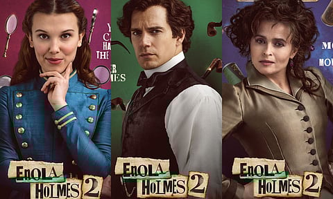 Character posters from Enola Holmes 2 out