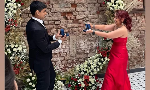 Aamir Khan's daughter Ira Khan gets engaged to Nupur Shikhare; See pictures