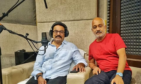 Sarath Kumar begins dubbing for Aazhi