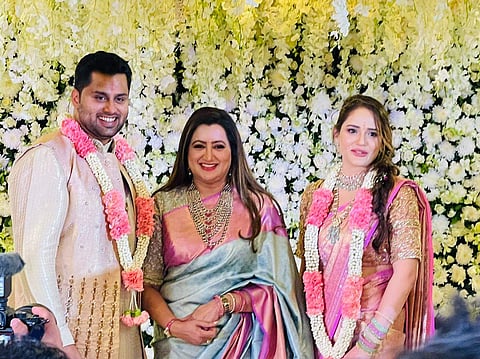 Abishek Ambareesh gets engaged to Aviva Bidappa