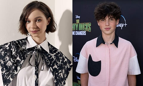 Emma Myers and Brady Noon