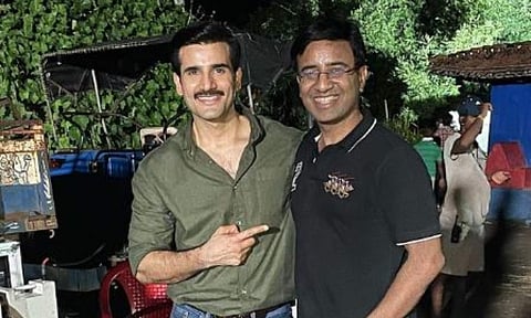 Karan with Amit Lodha
