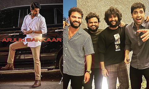 (L) Nani; Vishwak Sen, Sailesh Kolanu, Nani, Adivi Sesh
