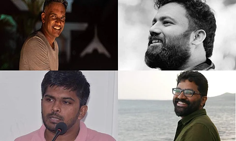 (clockwise from top left) Krishand; Krishnendu Kalesh; Sajin Baabu;Don Palathara