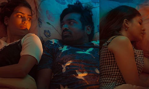 A still from Kaathuvaakula Rendu Kaadhal