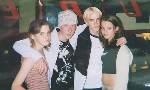 Flick Miles with Harry Potter cast