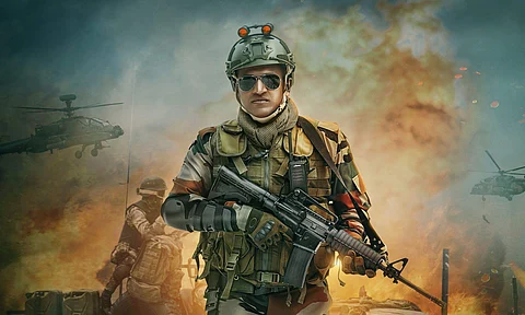 Poster of James starring late actor Puneeth Rajkumar