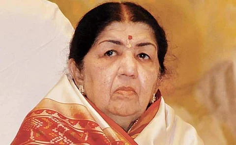A still of Lata Mangeshkar