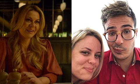 Shots from The Tinder Swindler documentary