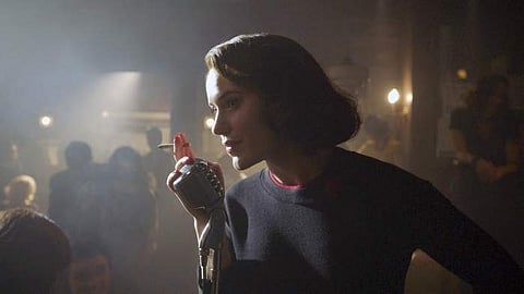 A still of Rachel Brosnahan in The Marvelous Mrs. Maisel