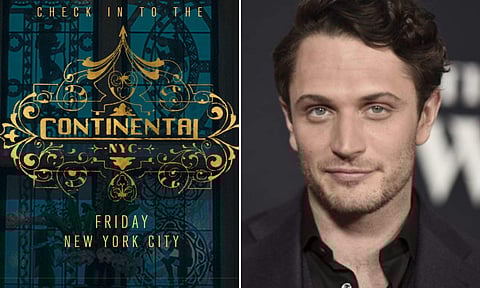 Promo still of The Continental starring Colin Woodell