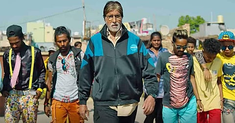 Jhund Movie Review: Nagraj Manjule, Amitabh Bachchan join forces to kick the ball over the wall