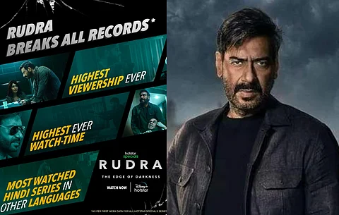 Rudra sets multiple records on Disney+ Hotstar