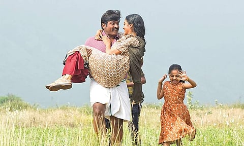 A shot from Maamanithan