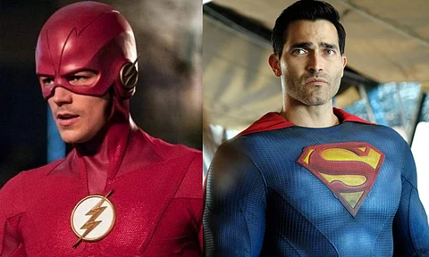 Stills from The Flash and Superman & Lois