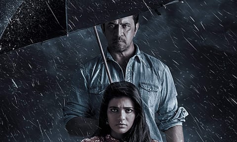 Arjun and Aishwarya Rajesh in Theeyavar Kulaigal Nadunga first look