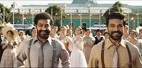 The Naatu Naatu song from SS Rajamouli's RRR is out