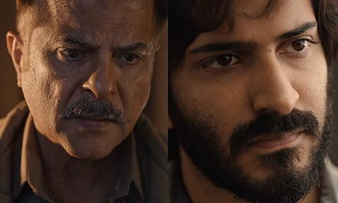Anil Kapoor and Harshvarrdhan Kapoor from Thar trailer