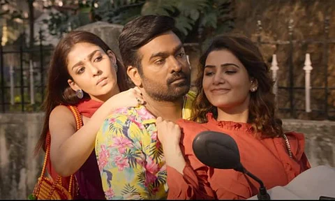 A shot from Kaathuvaakula Rendu Kaadhal trailer