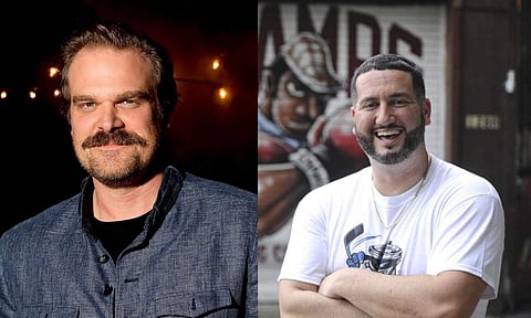 David Harbour and Jimmy Galante