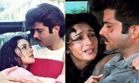 Anil Kapoor and Madhuri Dixit in Tezaab