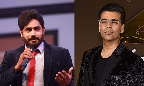 Abrar-ul-Haq and Karan Johar