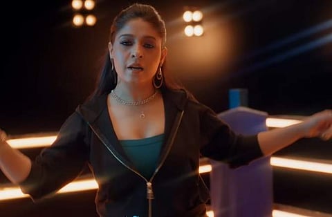 A still from the music video